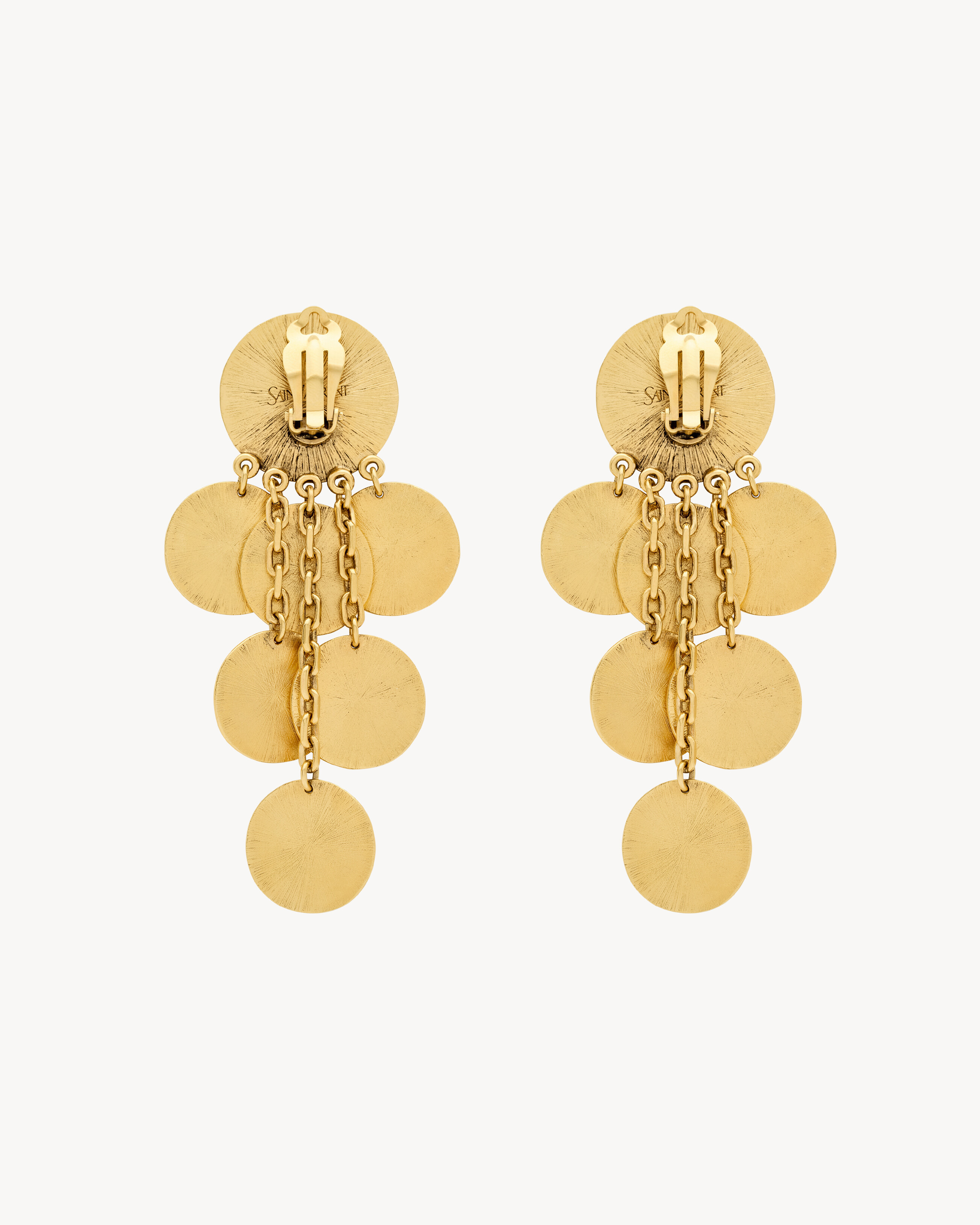 YVES SAINT LAURENT CHARM EARRINGS IN METAL - 2