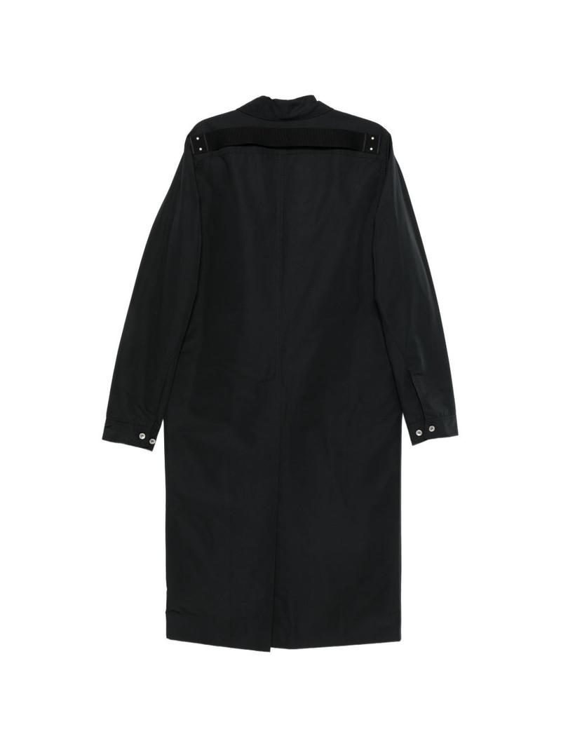 Rick Owens Brad buttoned trench coat outlook