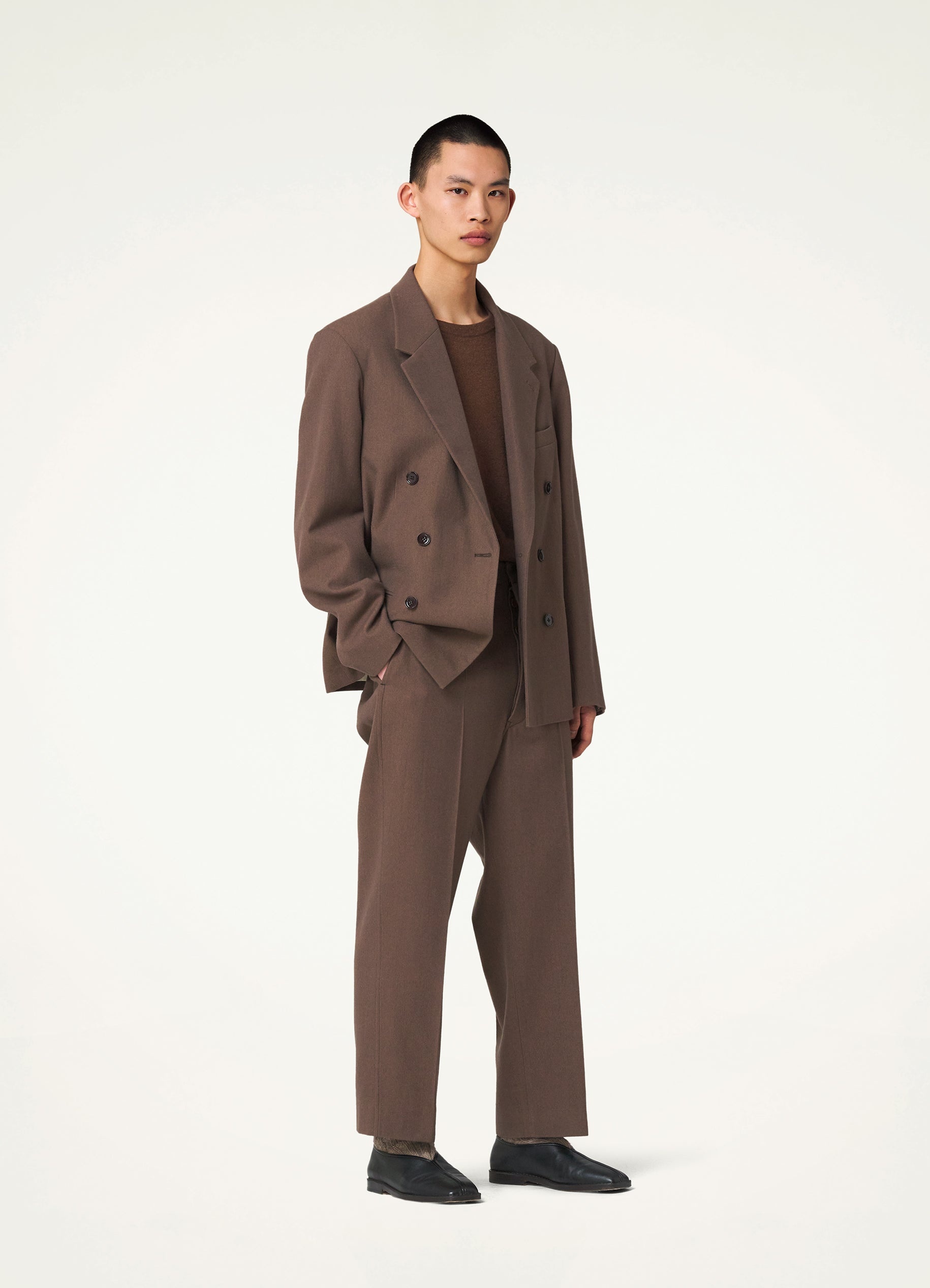 Lemaire BOXY DOUBLE BREASTED JACKET | REVERSIBLE