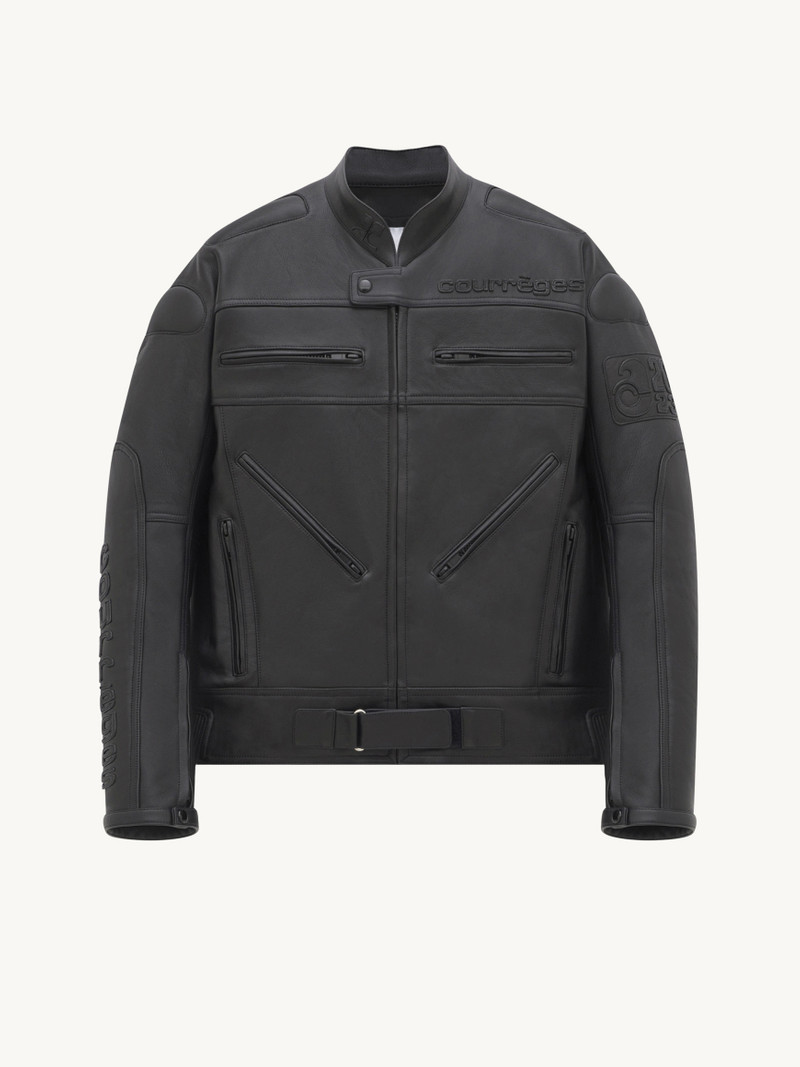 LEATHER BIKER JACKET 1