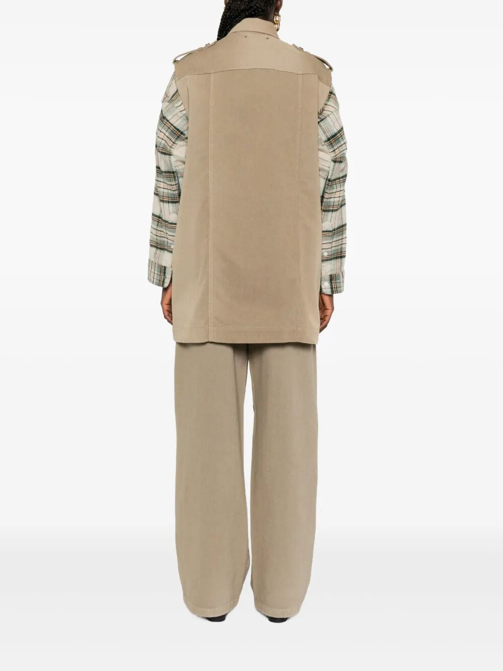 Golden Goose Women "Journey W`S" Osanne Shirt Dress Sleeveless Cotton Denim Full Sly Wash - 7