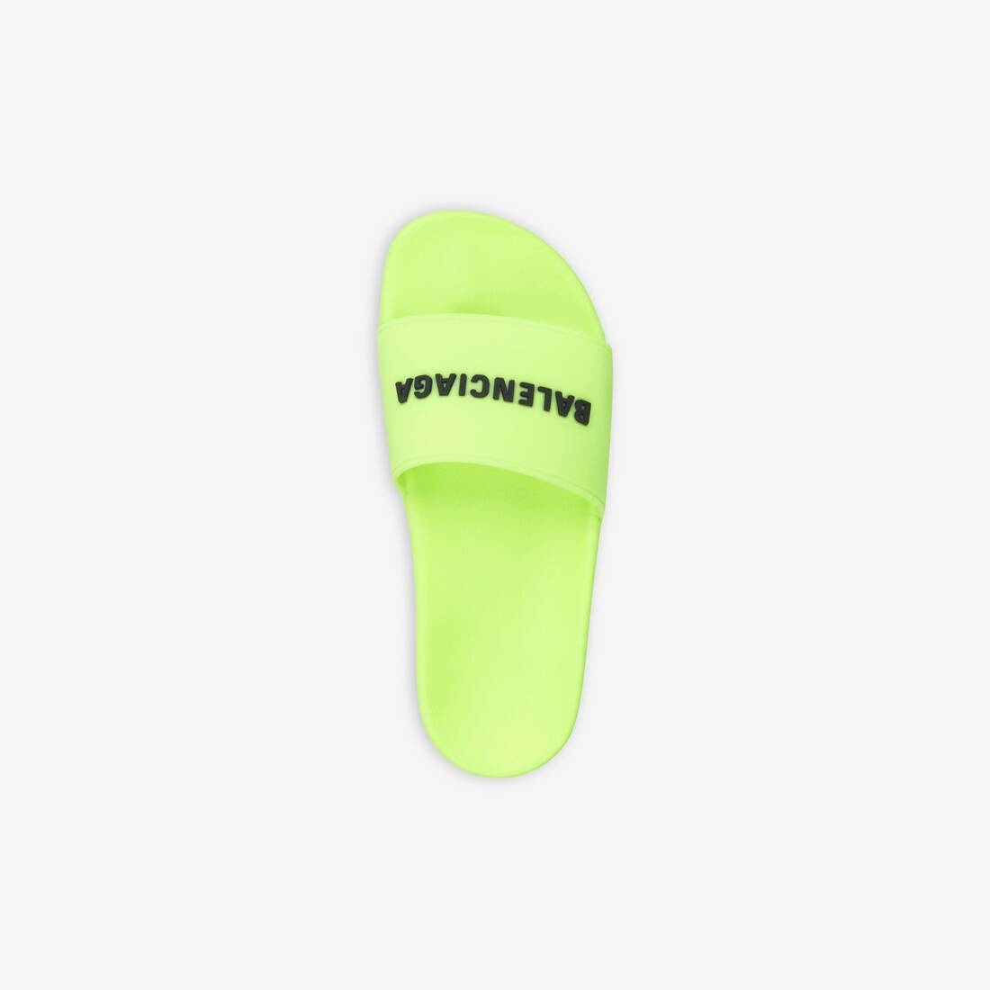 Men's Pool Slide Sandal in Fluo Yellow - 5