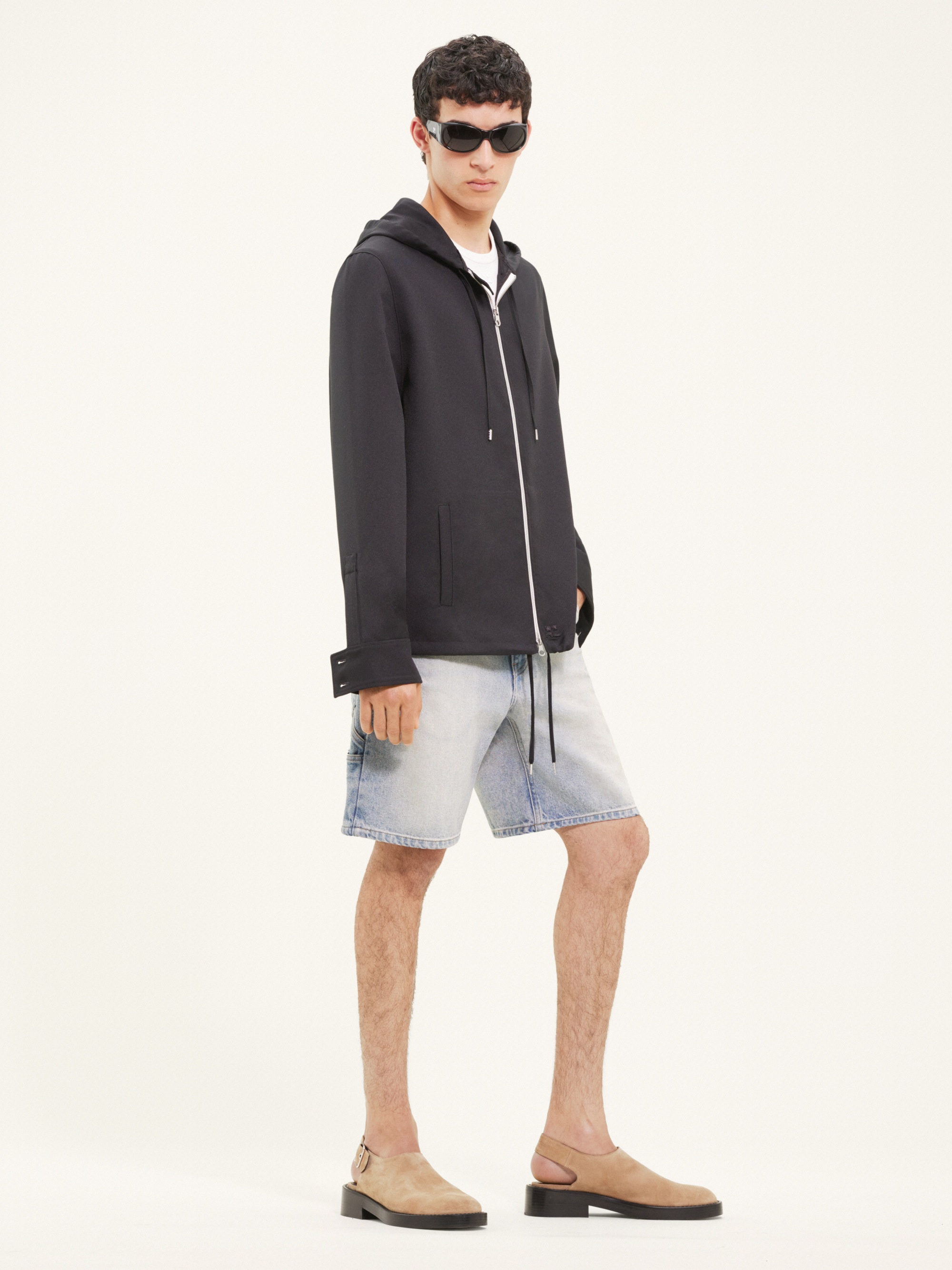 ZIPPED LIGHT TWILL JACKET - 3
