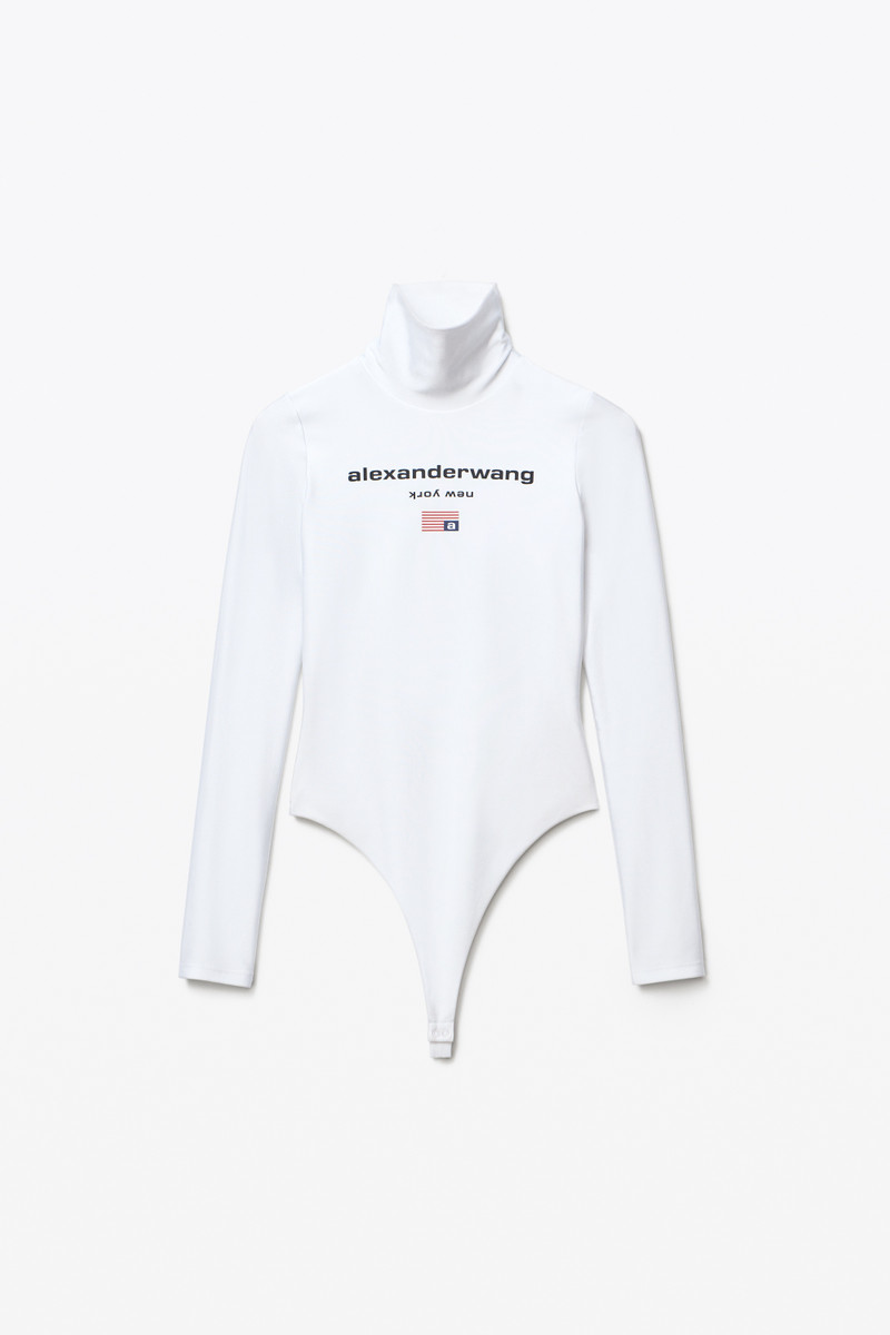 TURTLENECK BODYSUIT IN ACTIVE STRETCH 1