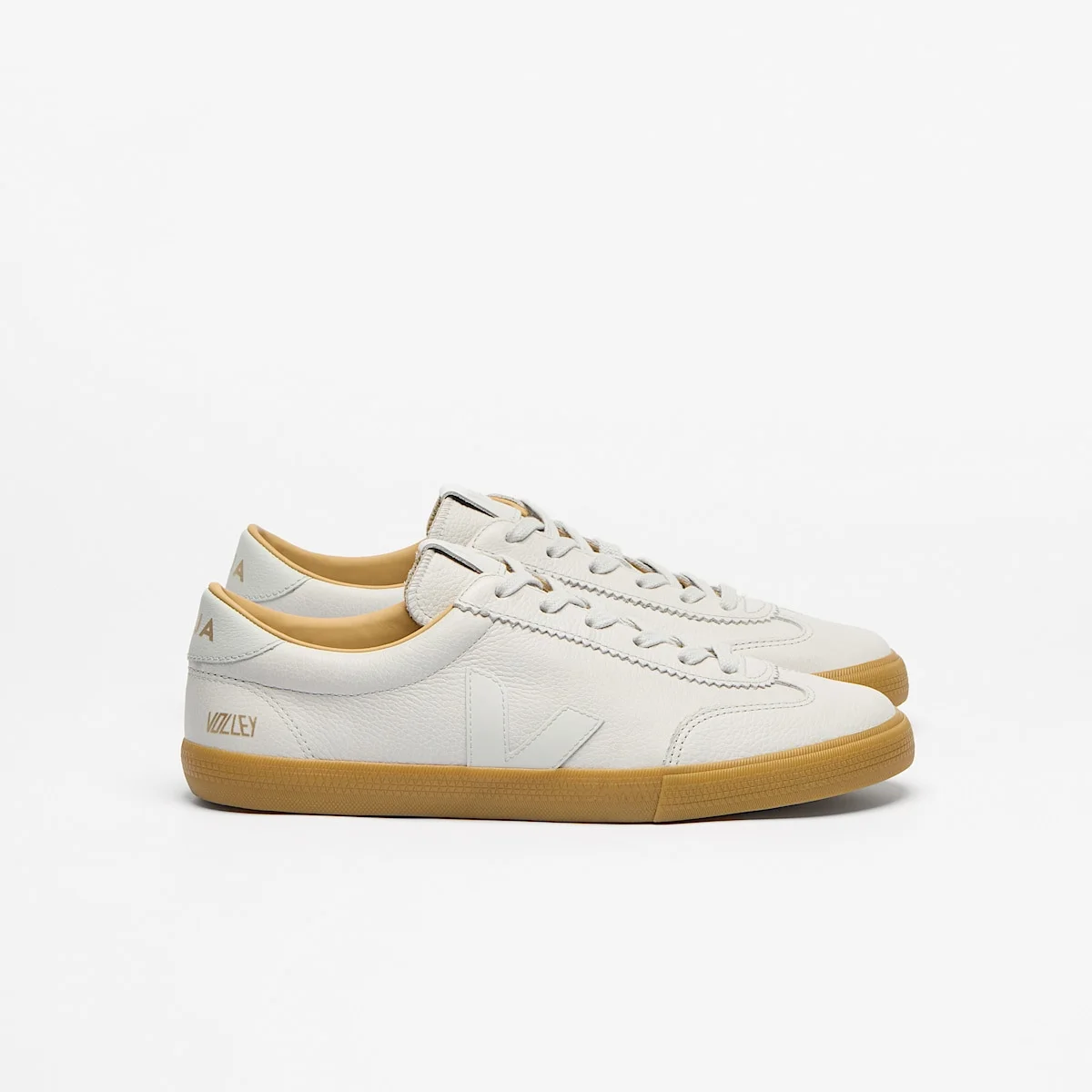 VOLLEY SIGNATURE GRAINED OILED LEATHER PEARL - 1