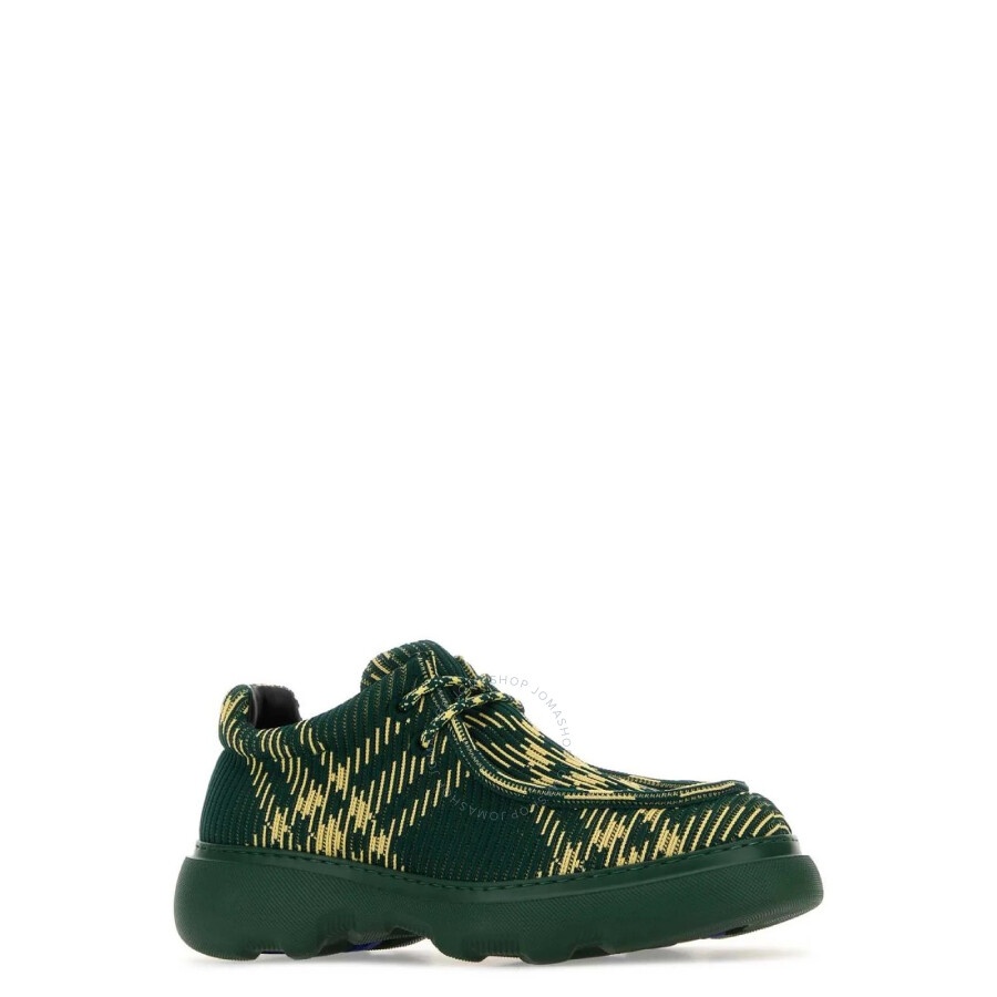 Burberry Creeper Check Woven Creeper Derby Shoes - 2