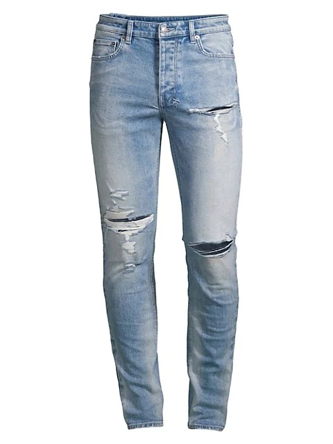 Opposite of Opposite Slim-Fit Chitch Punk Distressed Jeans - 1