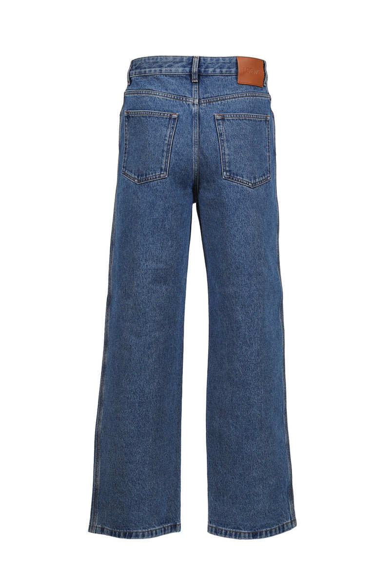 Loewe ANAGRAM BAGGY JEANS AF / MID BLUE DENIM outlook