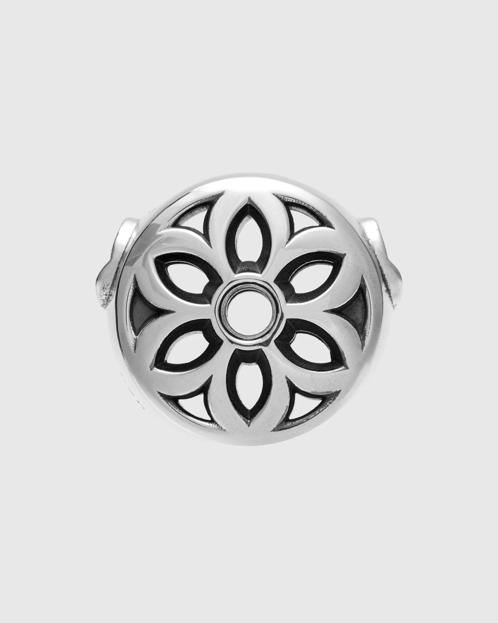 Ten Times Rosette Pendant B in Sterling Silver - 1