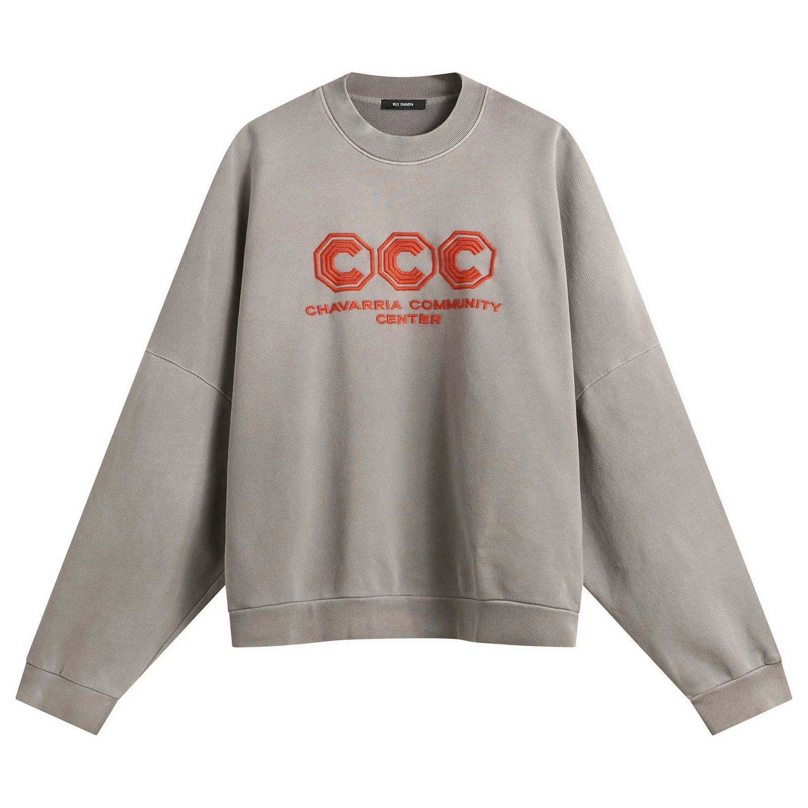 Willy Chavarria CCC Hooligan Crew Sweatshirt - 1