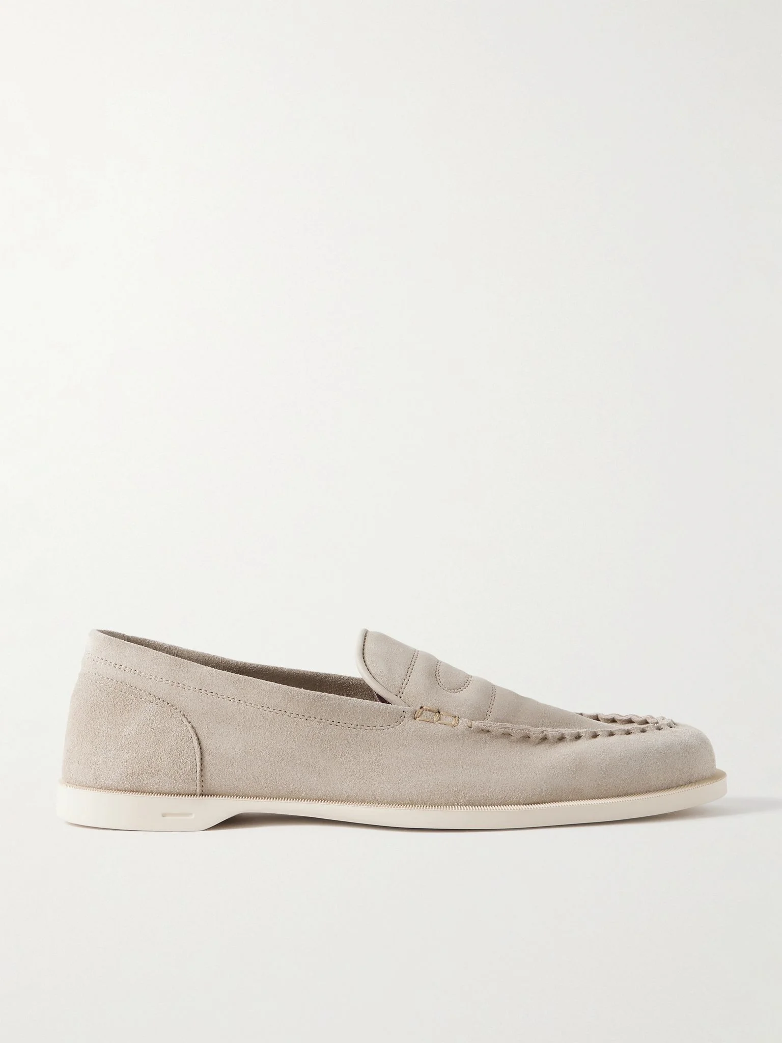 Pace Suede Loafers Beige - 1