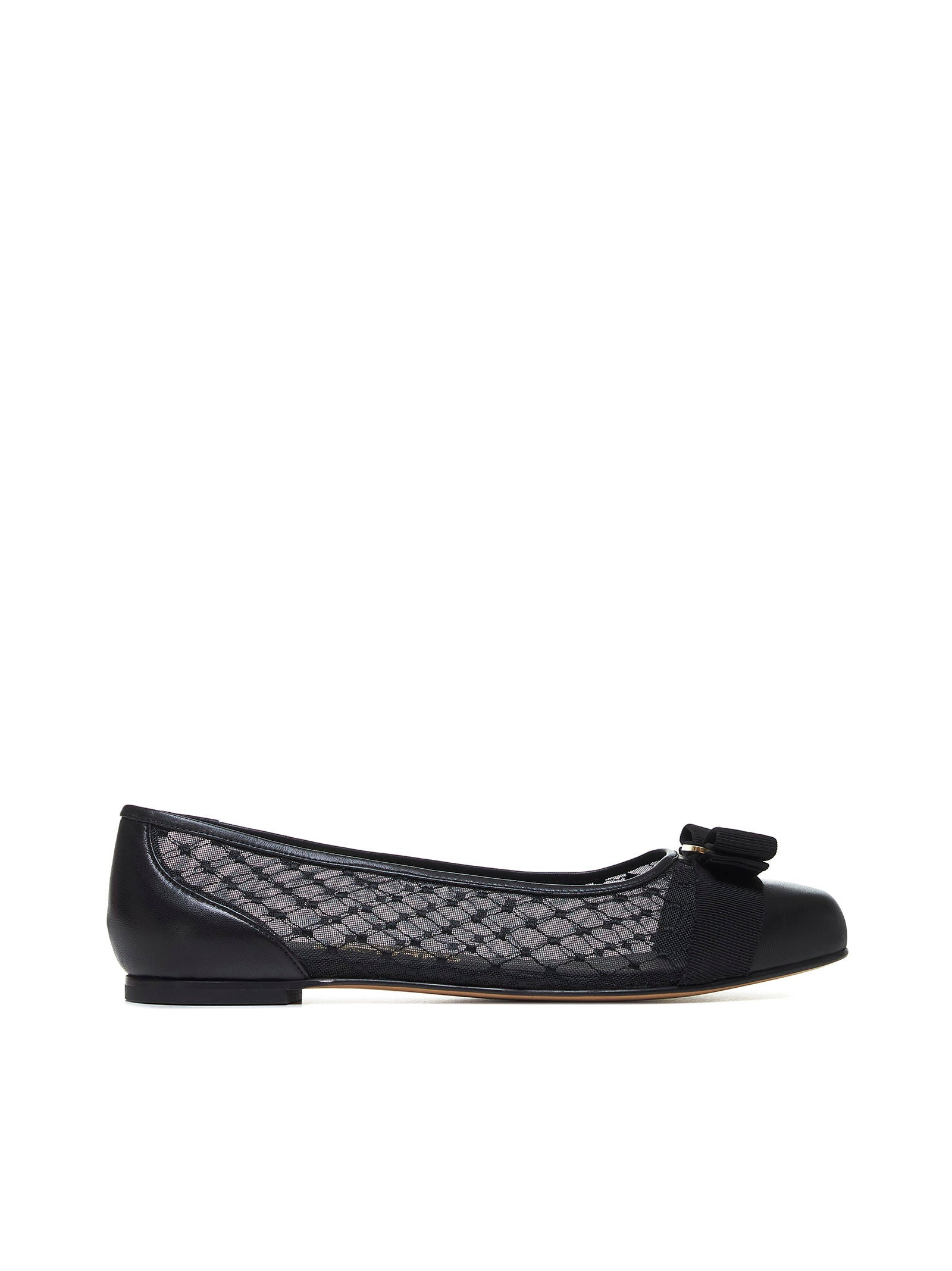 Black mesh Varina ballet flats - 1