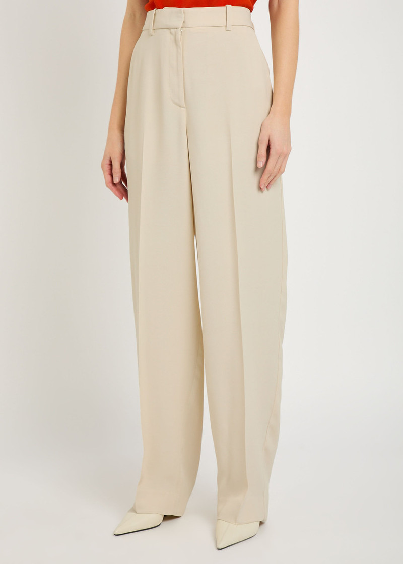 HEIRLOME Heirlome Carolyn Straight-leg Twill Trousers outlook