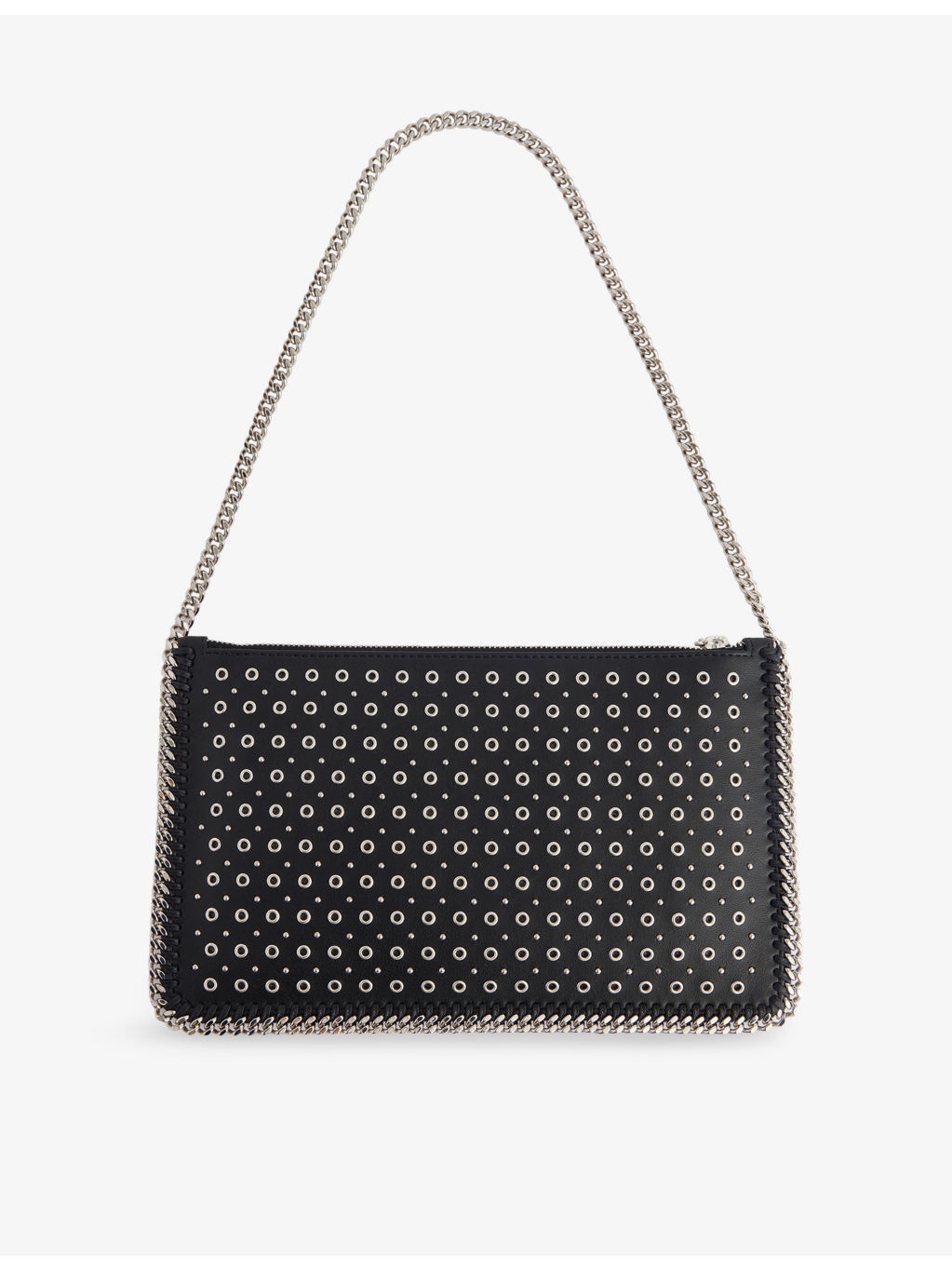 Pochette Eyelets Faux-Leather Shoulder Bag - 4