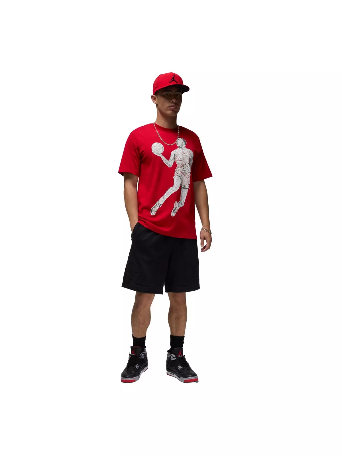 Men's Brand Tee-Red - 6