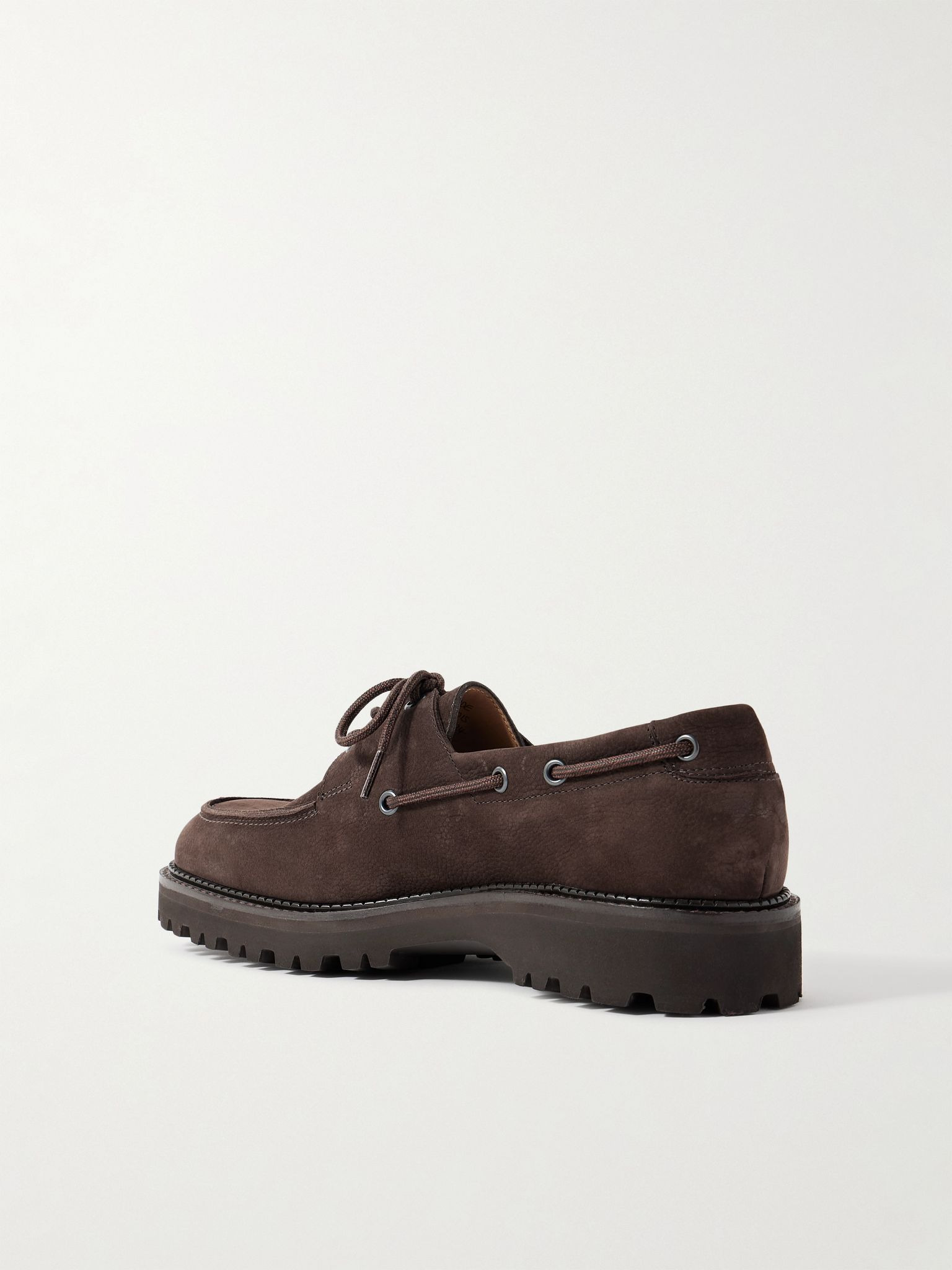 Tide Nubuck Boat Shoes Brown - 4
