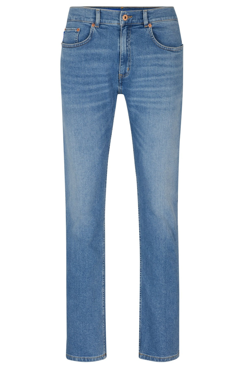EXTRA-SLIM-FIT JEANS IN BLUE STRETCH DENIM 1