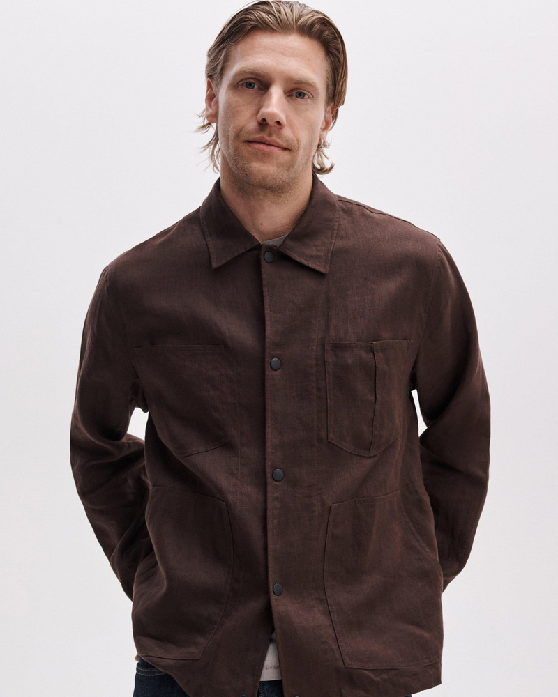 rag & bone Calder Linen Workwear Jacket outlook
