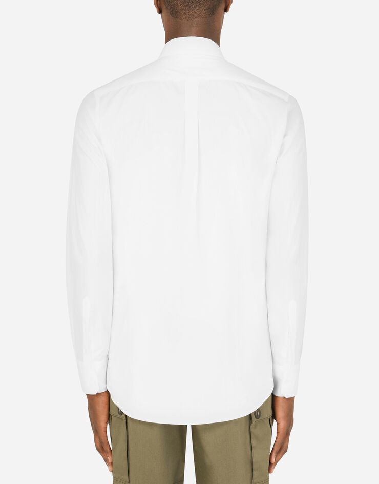 Cotton Martini-fit shirt with camouflage details - 3