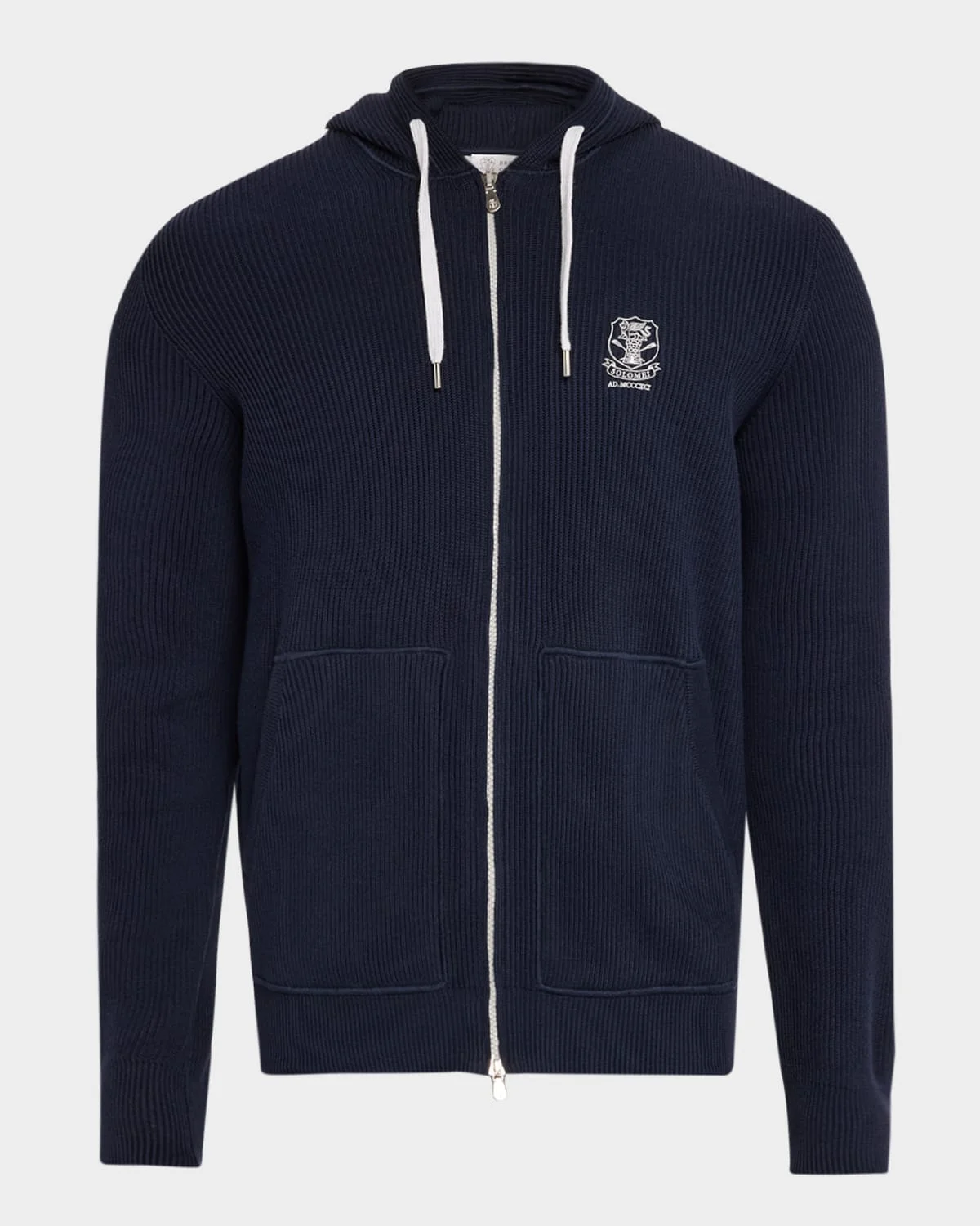 Men's Logo Cotton Hoodie - 1