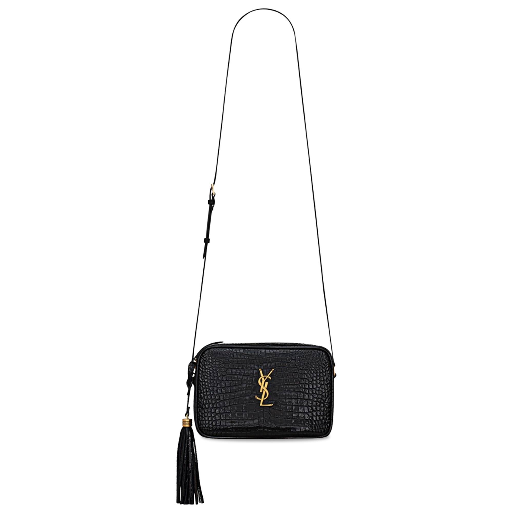 Saint Laurent Lou Medium Pouch Bag 'Black' - 1