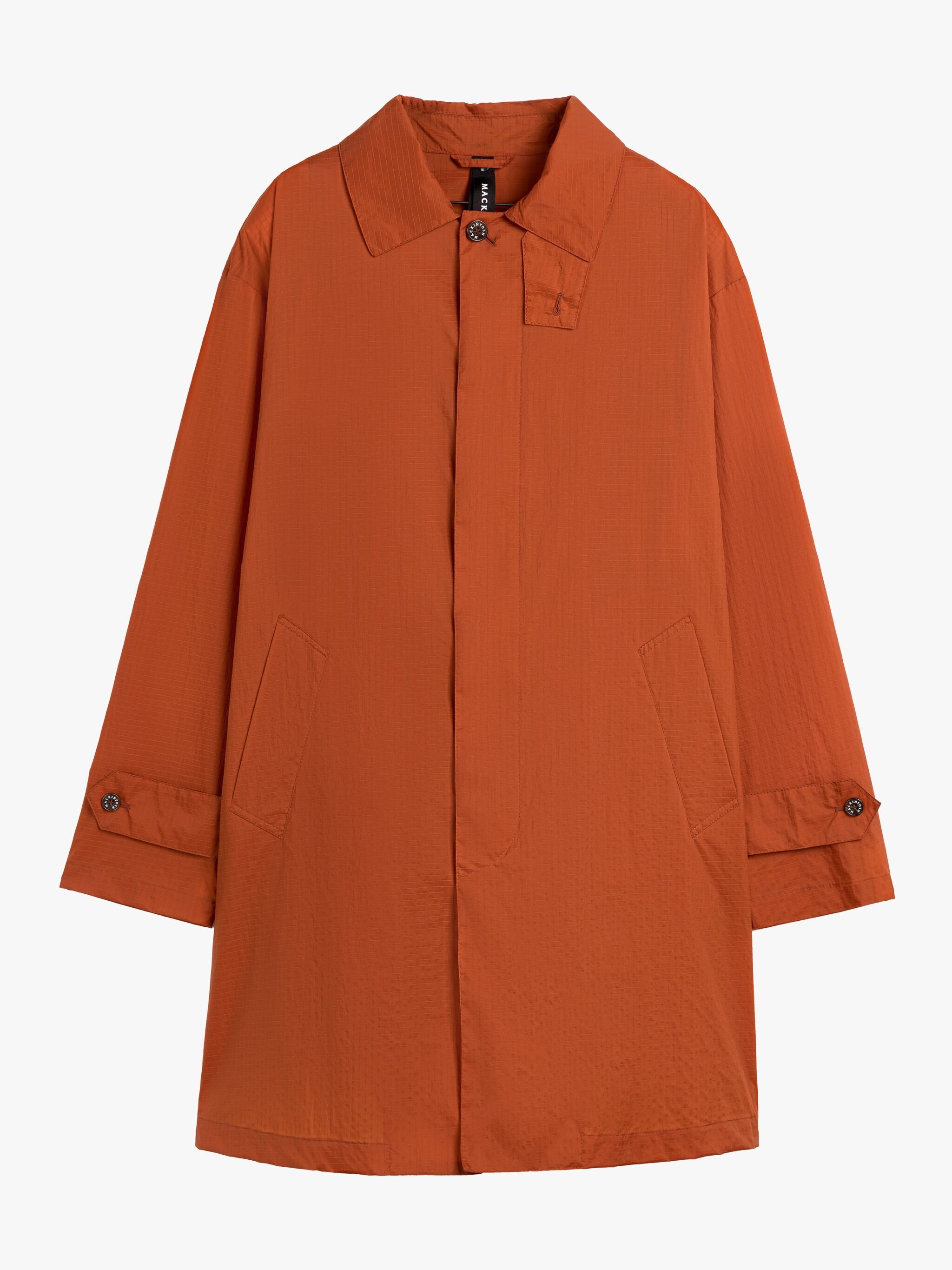 SOHO ORANGE NYLON PACKABLE RAINCOAT - 6