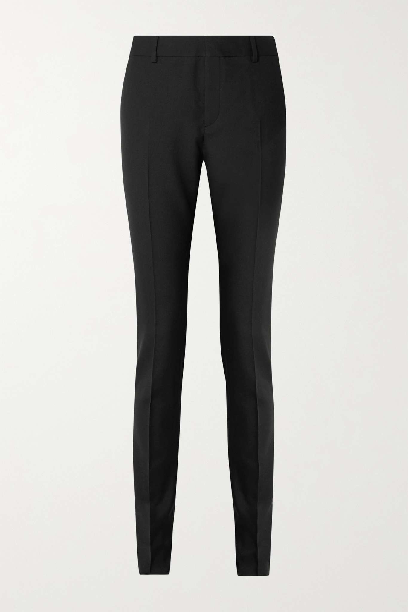 Wool-gabardine slim-leg pants - 1