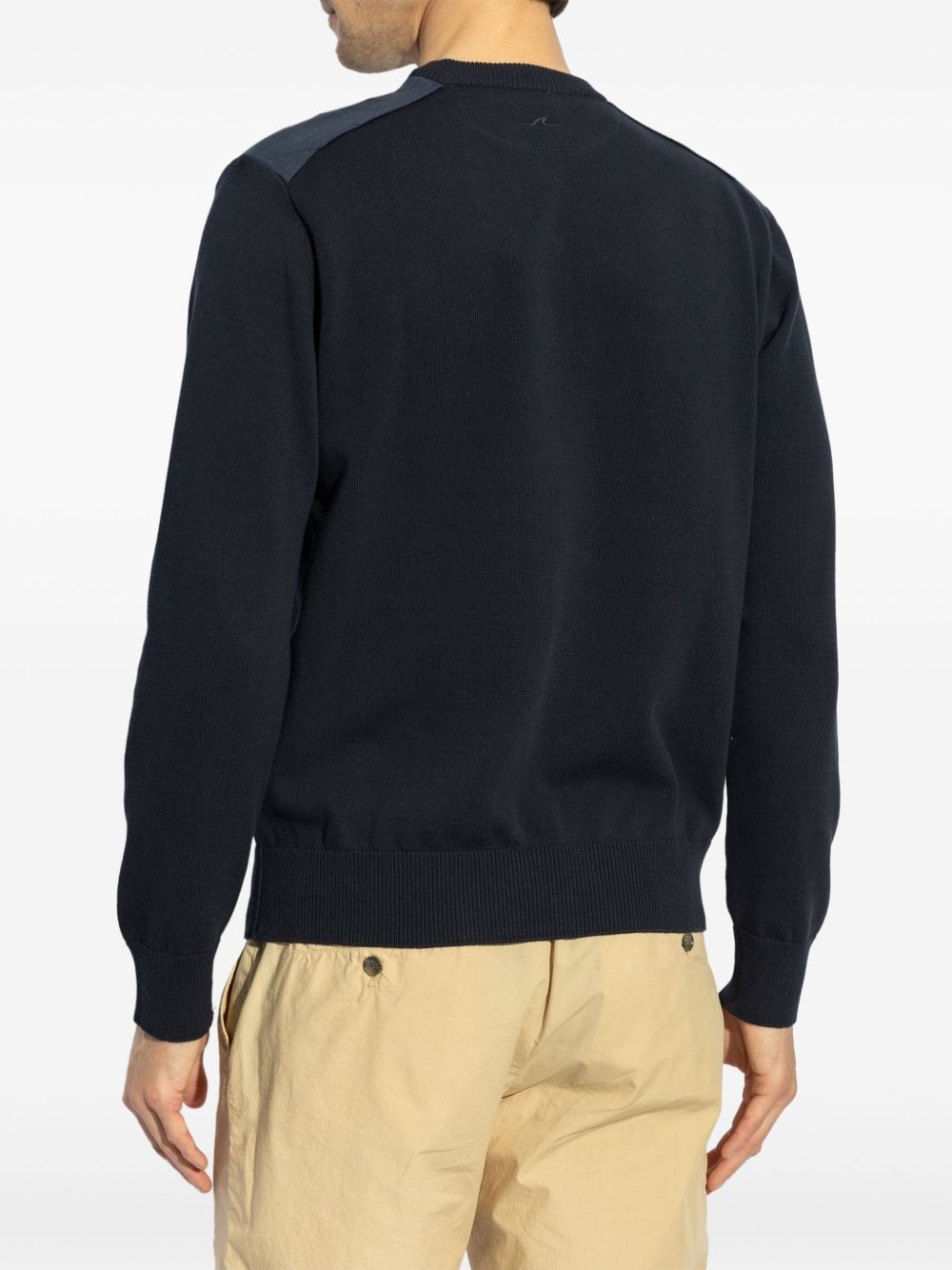 logo-embroidered jumper - 4