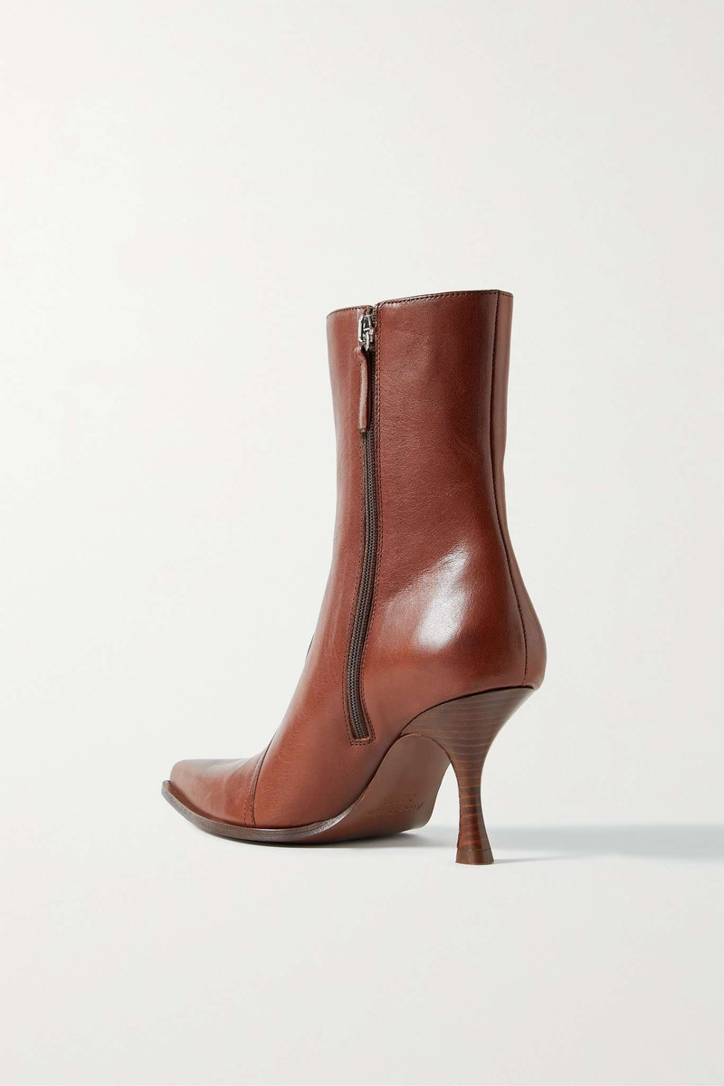 Bexen embossed leather ankle boots 3