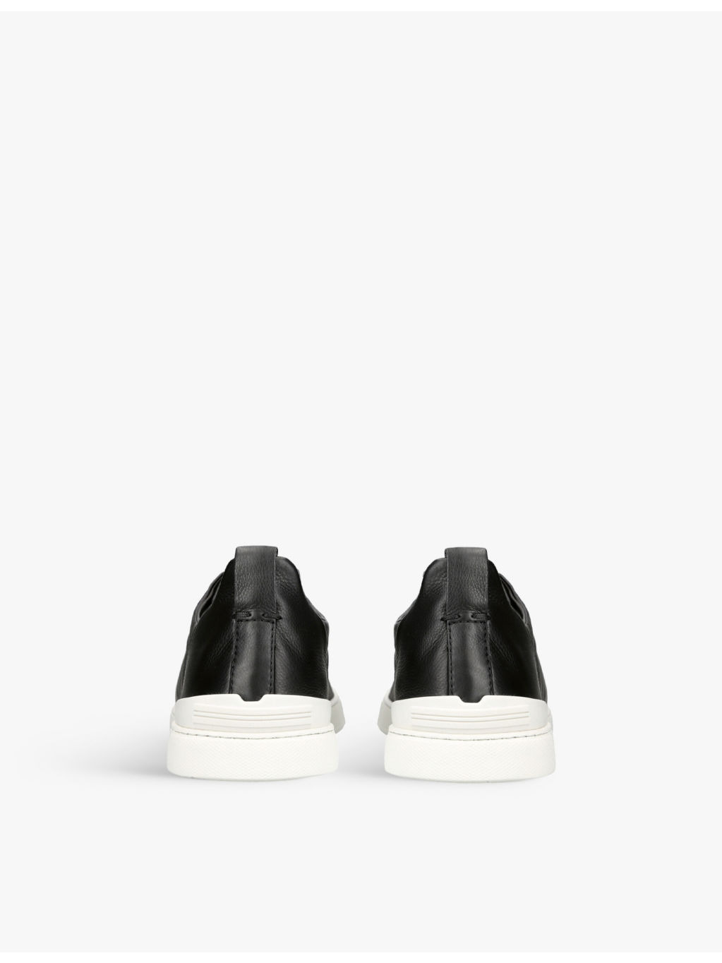 Triple Stitch leather trainers - 5