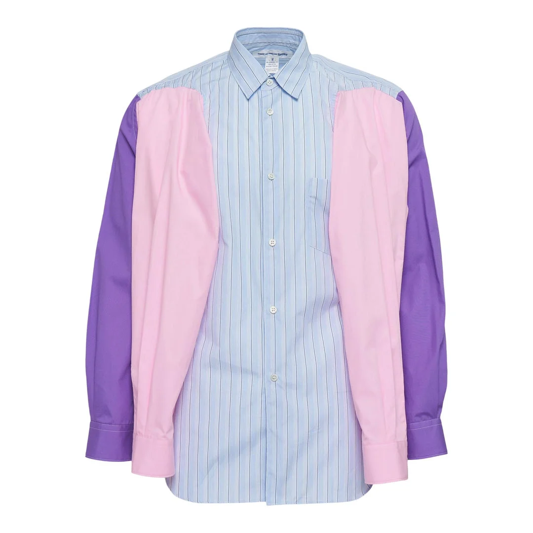 Yarn Dyed Cotton Stripe Colored Shirt - 1