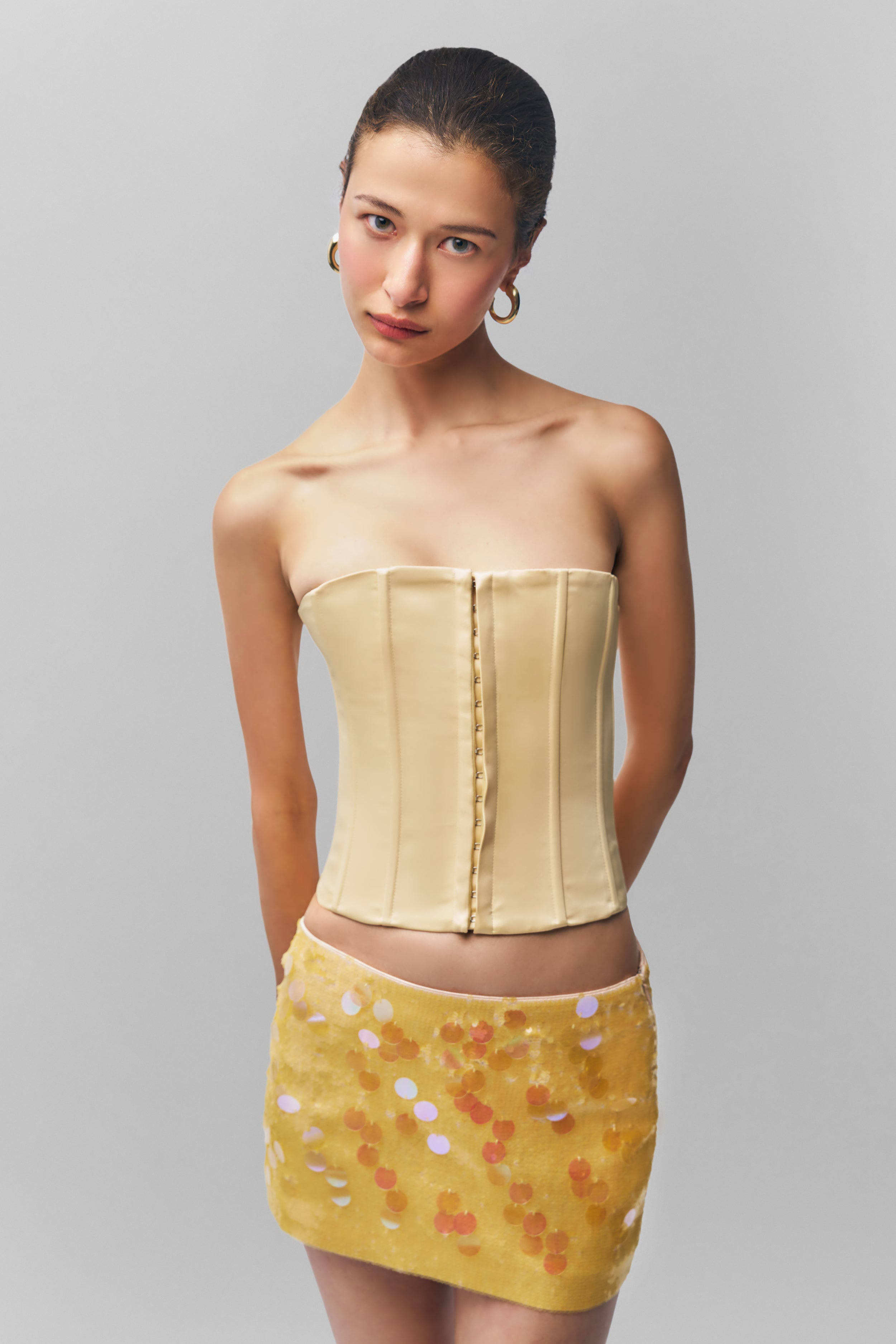 SATIN CORSET - 7