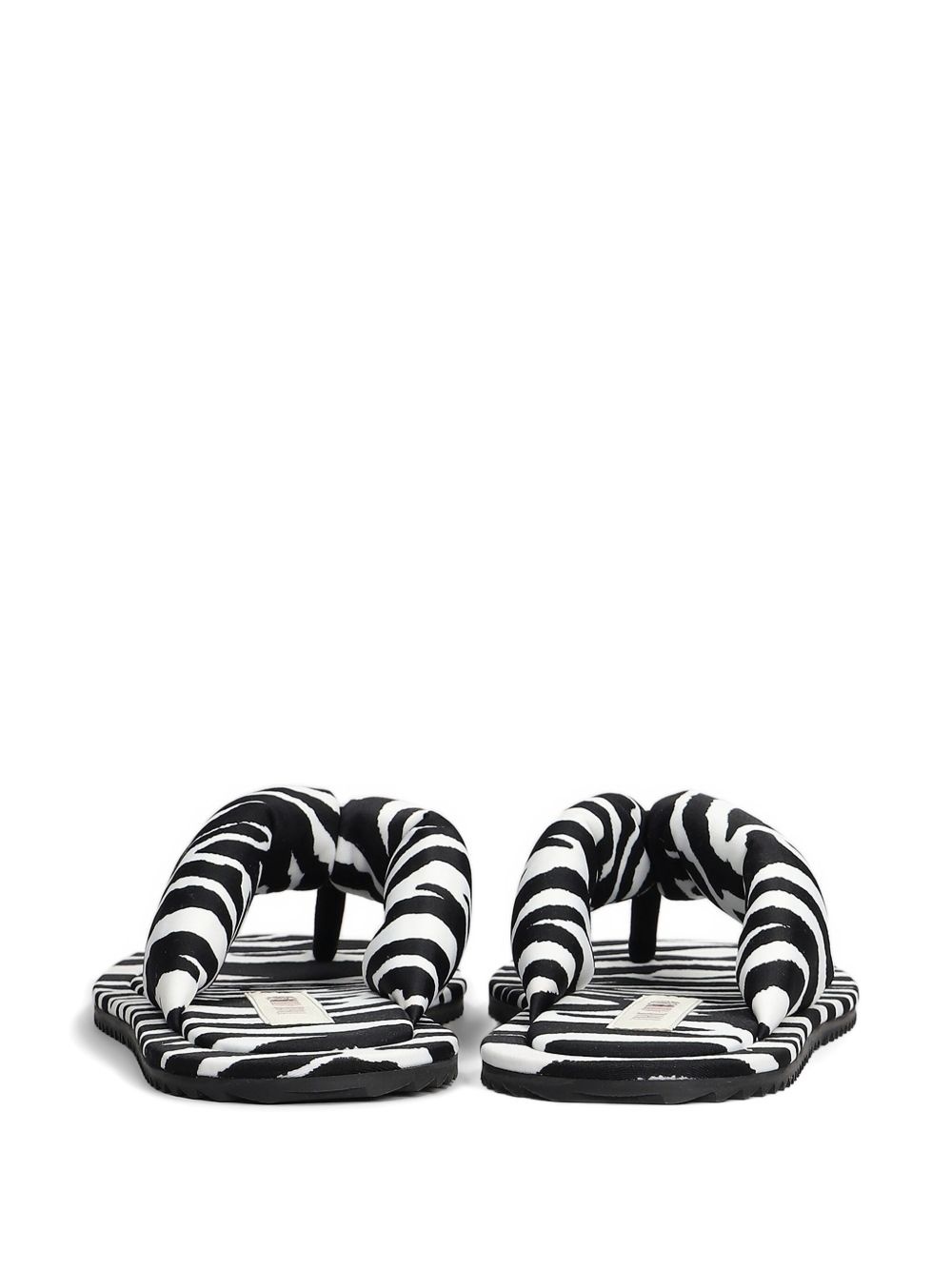 zebra-print flip-flops - 3
