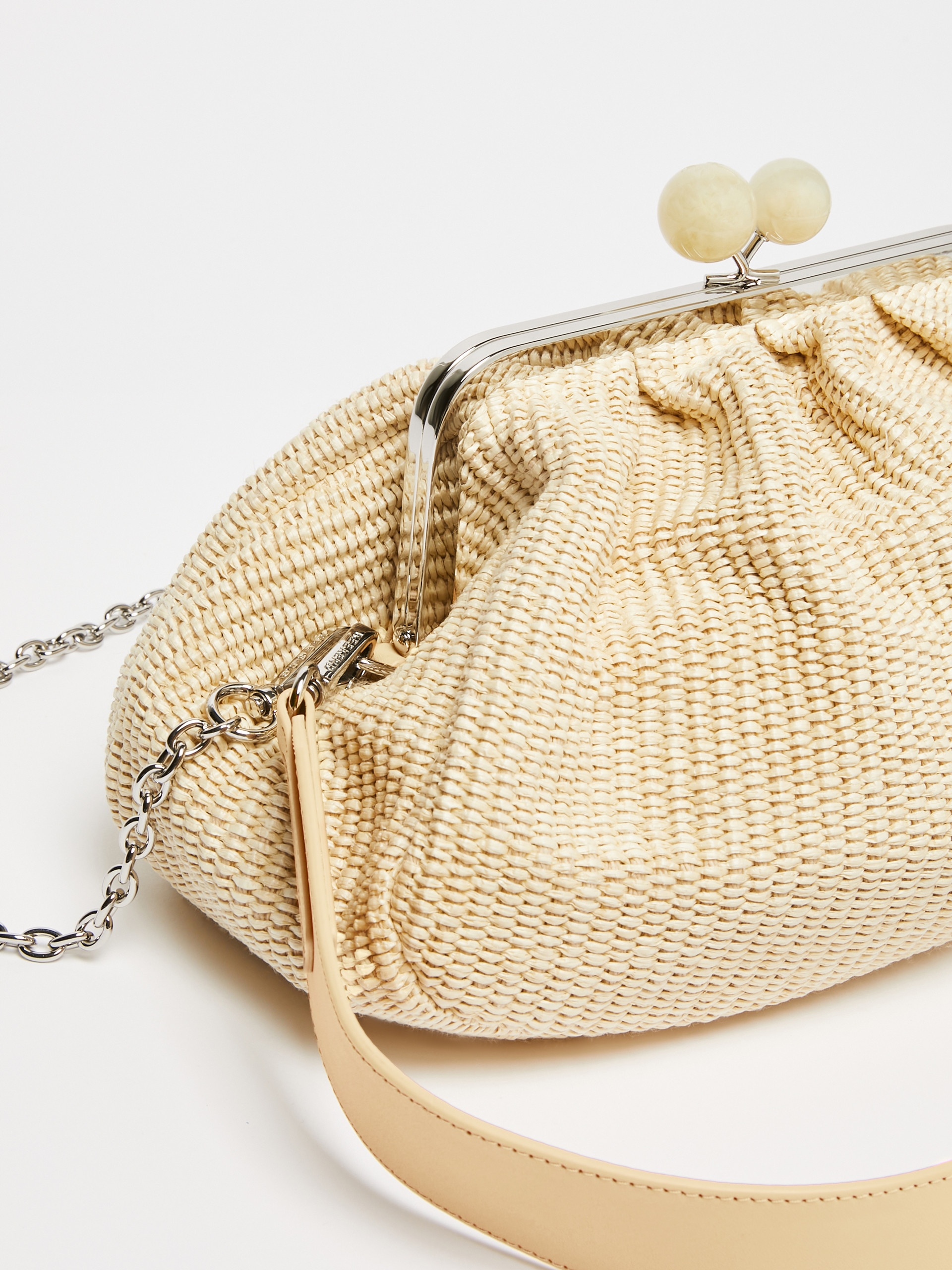 FORTUNA Medium raffia-look Pasticcino Bag - 4
