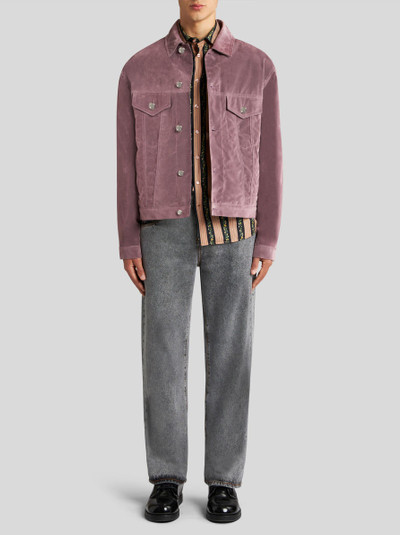 Etro FLOCKED DENIM JACKET outlook