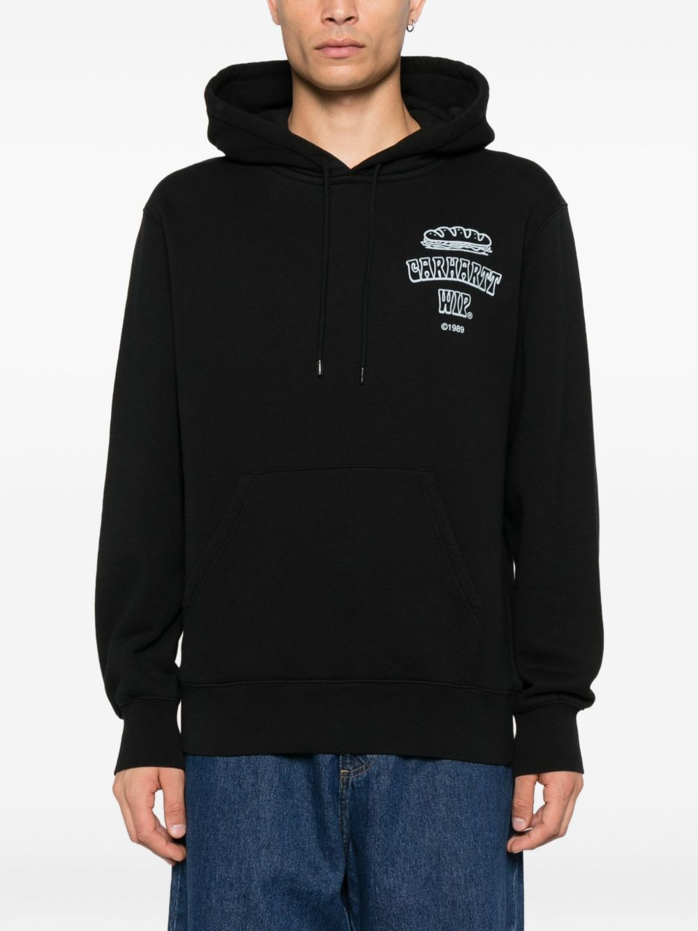 Sandwich logo-print hoodie - 3