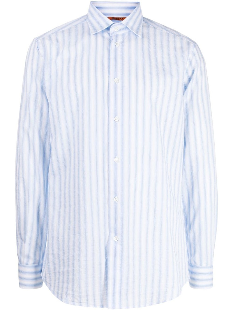 striped poplin shirt 1