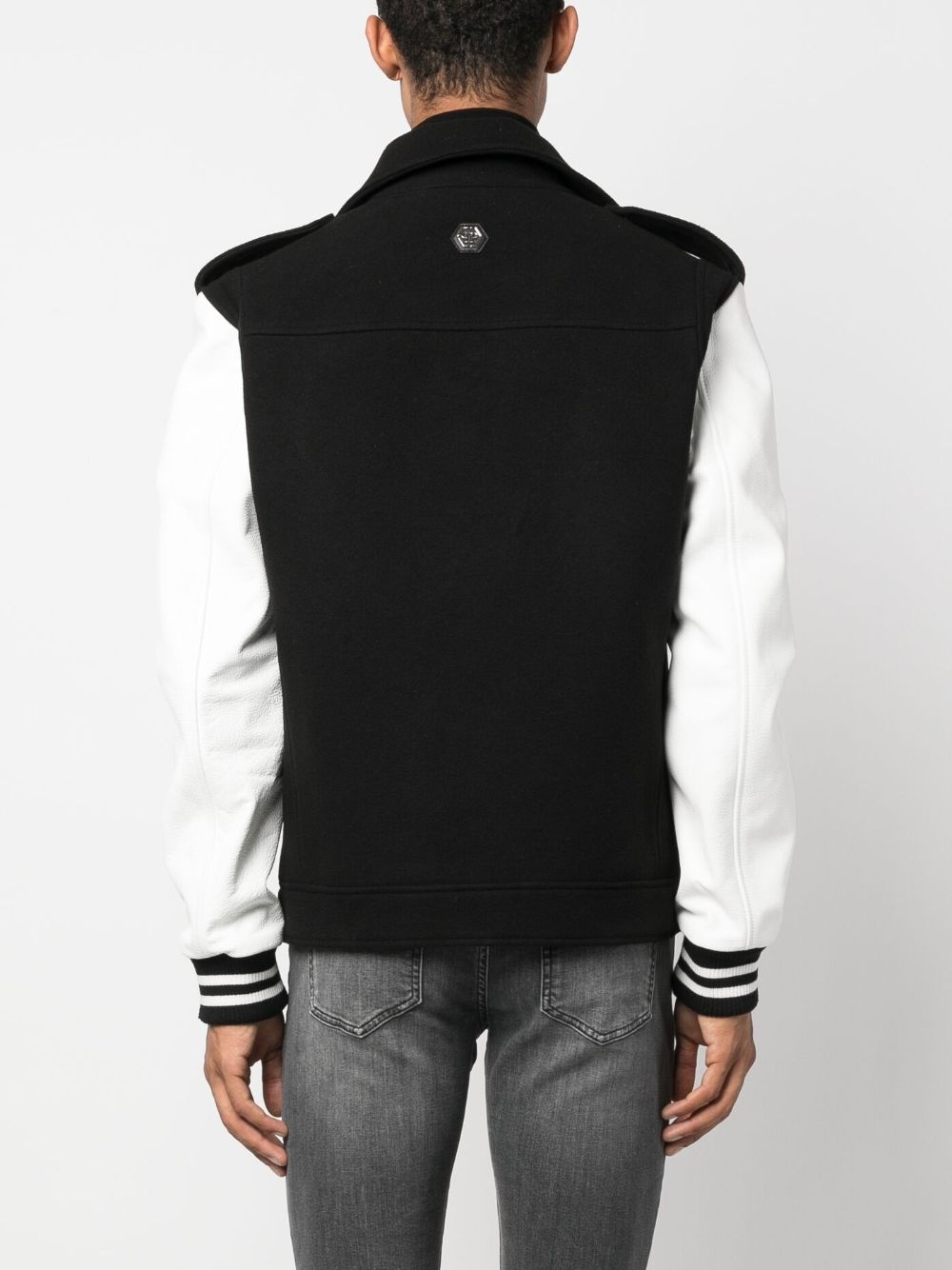 leather biker jacket - 4