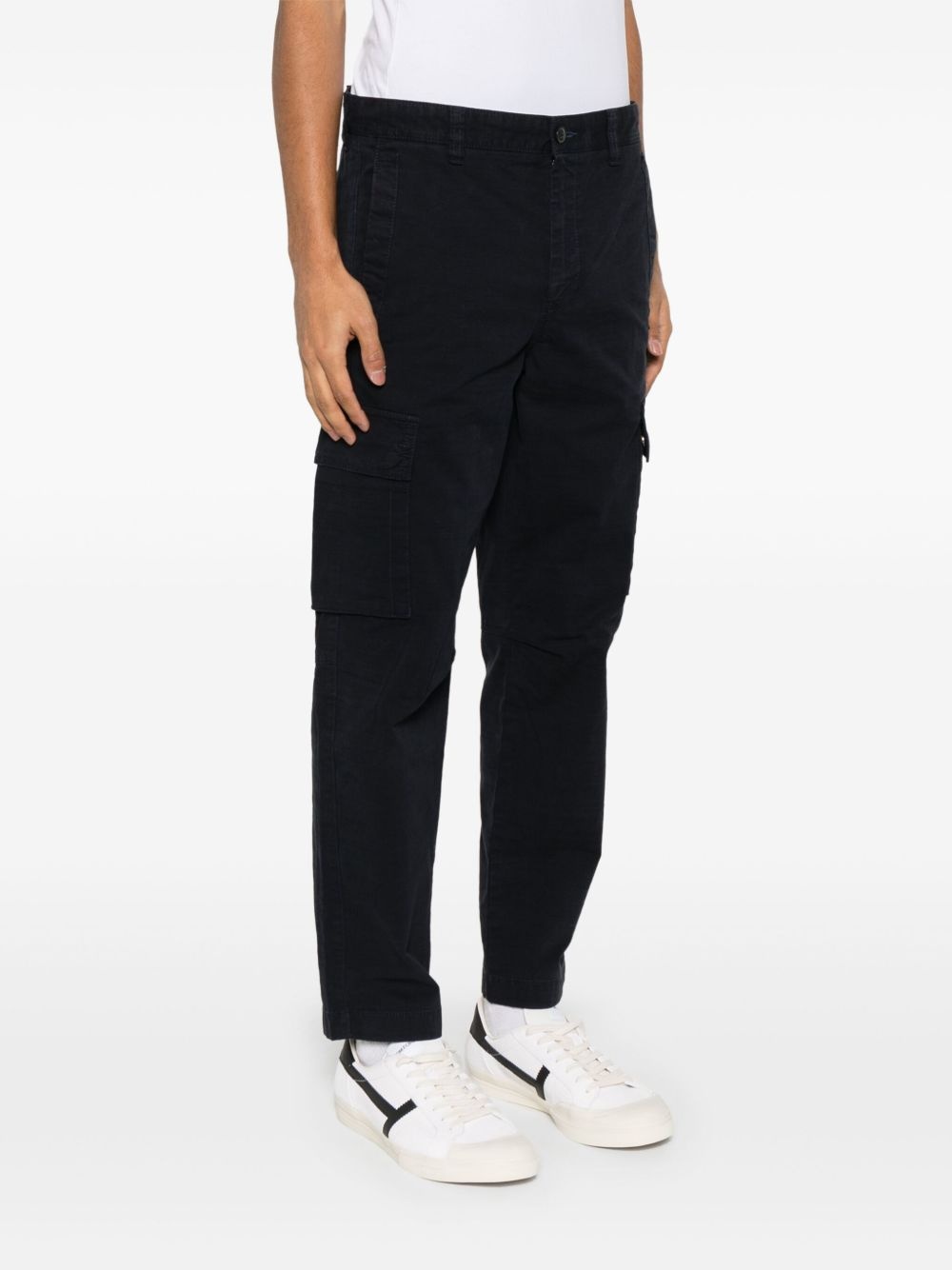 twill cargo trousers - 3