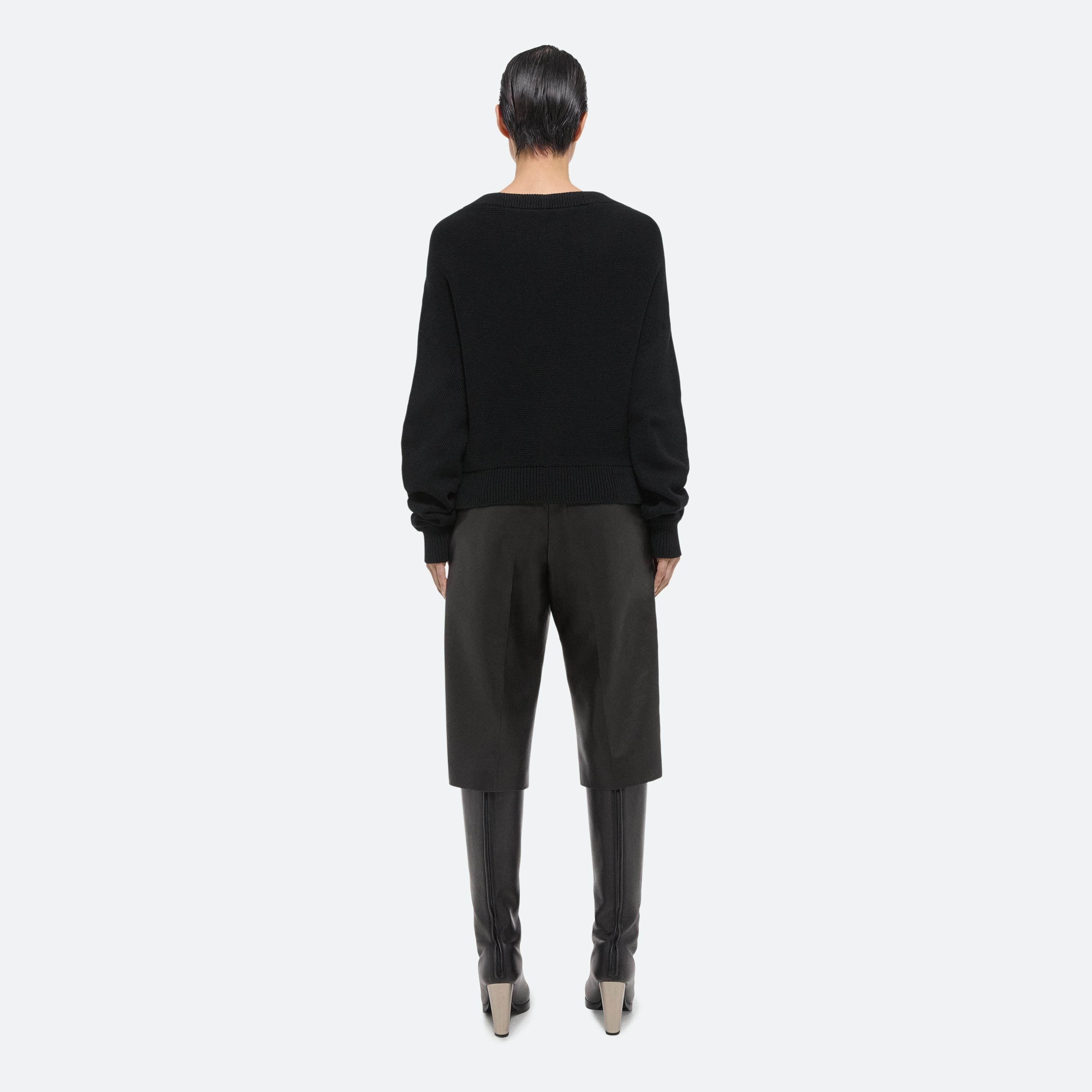RUCHED DOLMAN SLEEVE SWEATER - 5