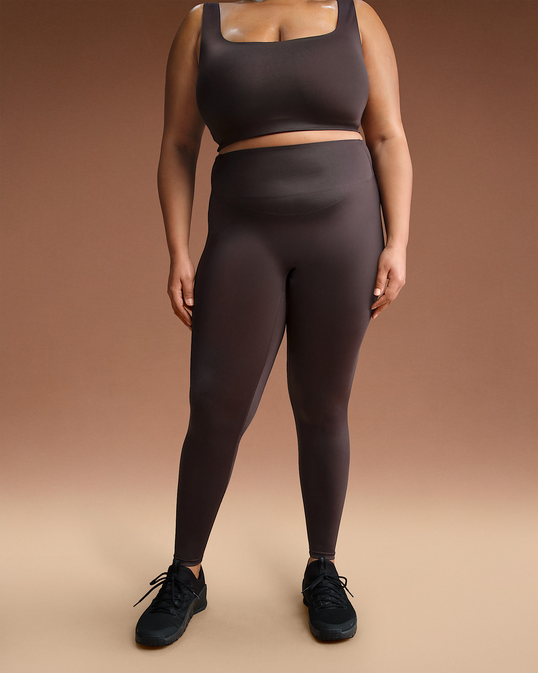 NikeSKIMS Shine Women's High-Waisted Bonded 26" Leggings - 7
