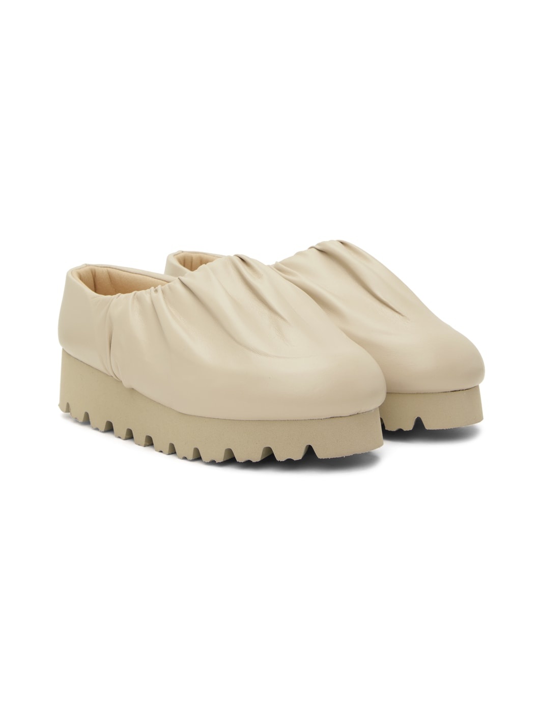 Beige Camp Loafers - 4
