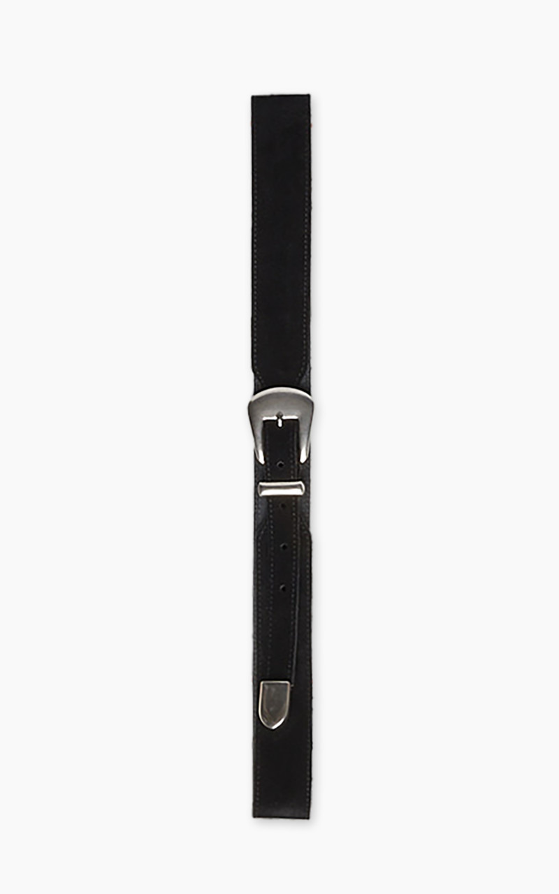 PHOENIX SUEDE LEATHER BELT BLACK - 3