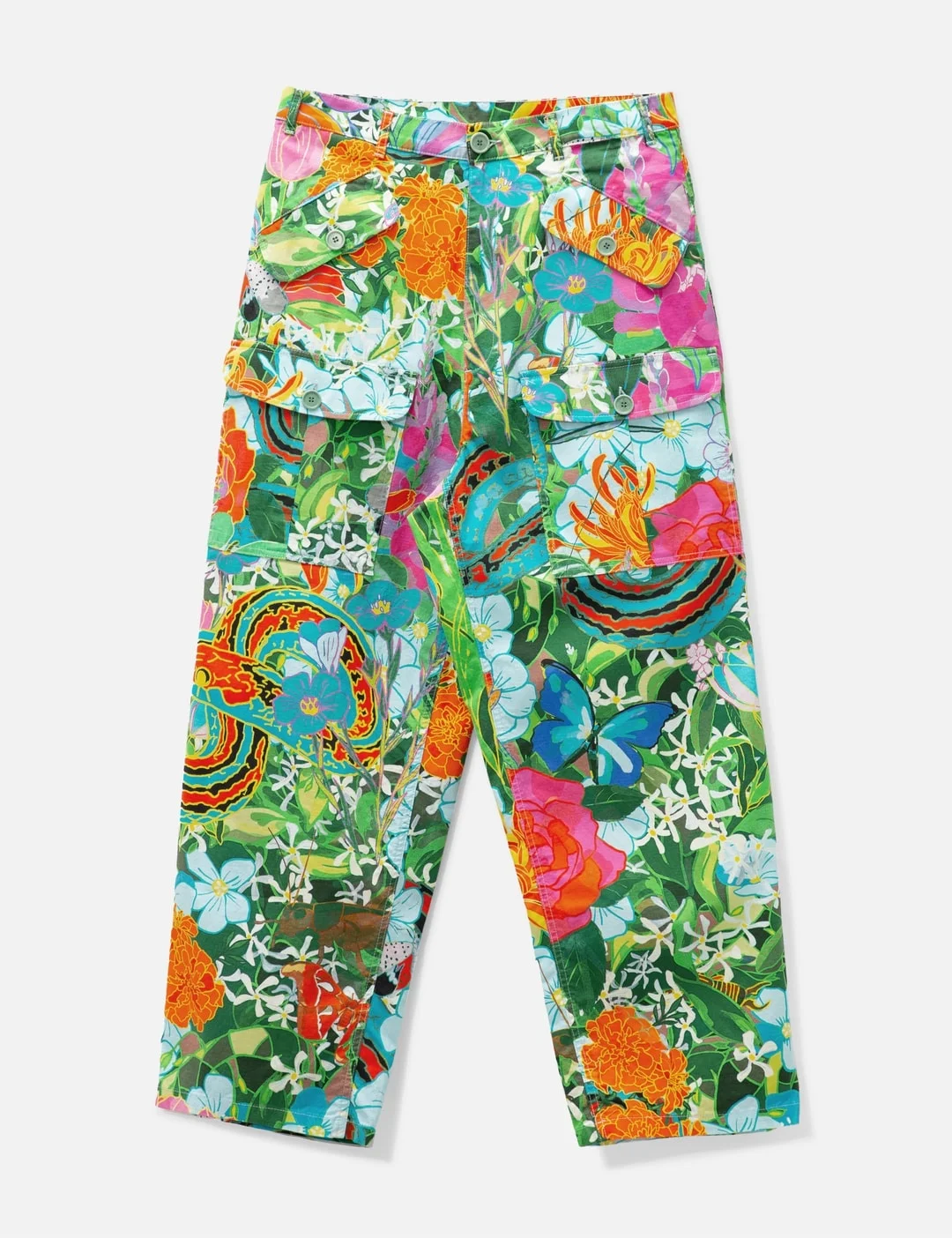 CAMO PRINT CARGO PANTS - 1