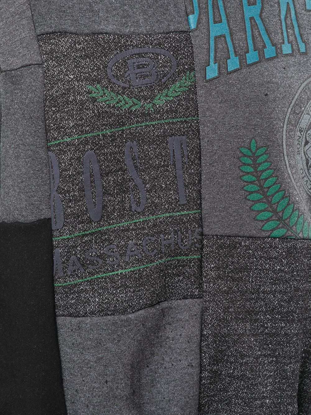 mix print sweatshirt - 5