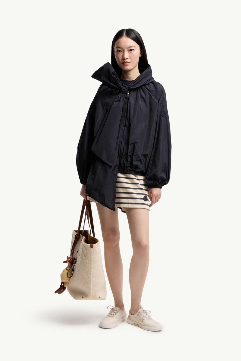 Moncler Striped Cotton Shorts outlook