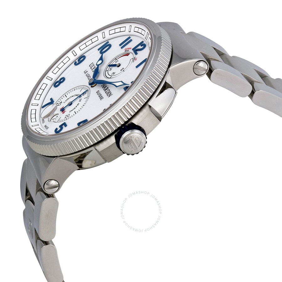 Ulysse Nardin Marine Chronometer White Dial Stainless Steel Men's Watch 1183-126-7M-60 - 2