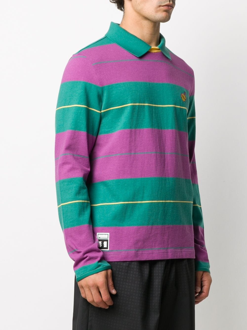 x The Hundreds striped polo shirt - 3