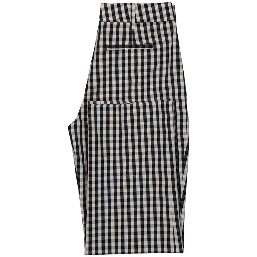 Burberry Ladies Gingham Cropped Trousers - 7