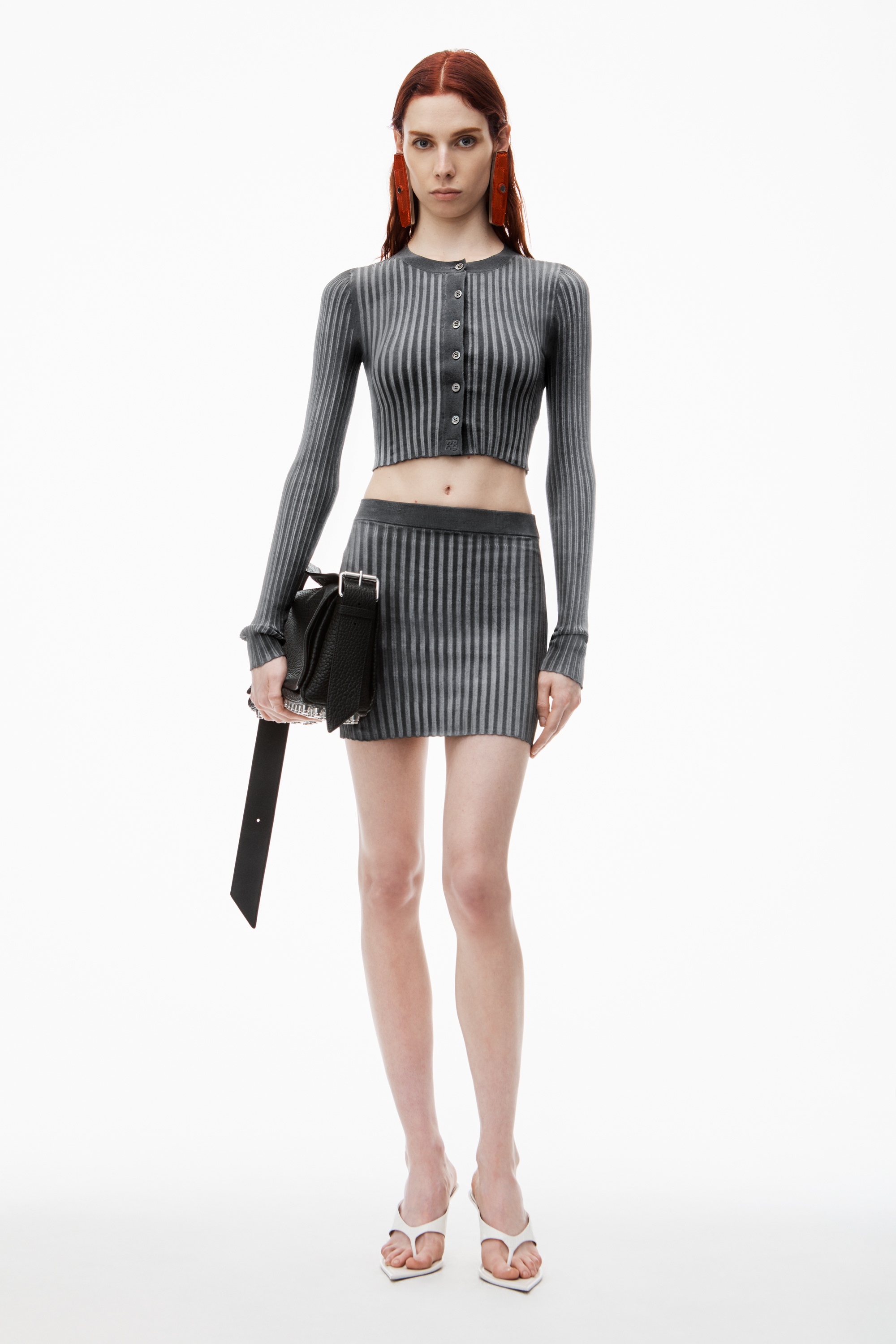 Mini Skirt in Rib-Knit - 2